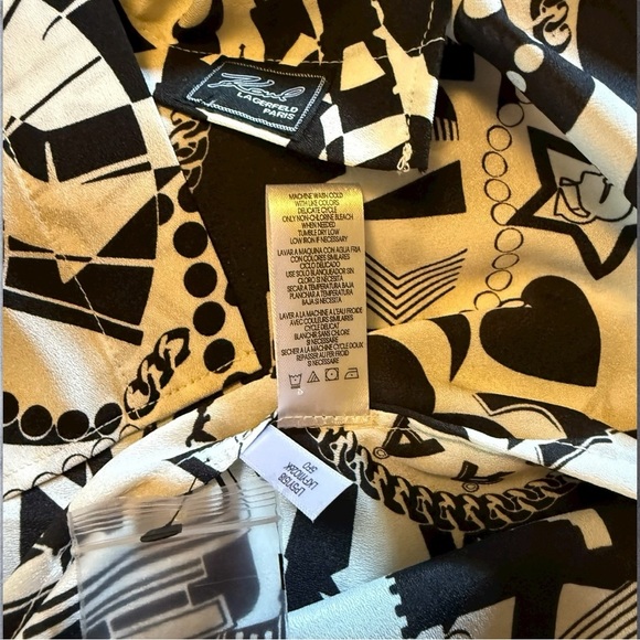 KARL LAGERFELD PARIS Women's Blouse NWT - Size 1X - Picture 5 of 5
